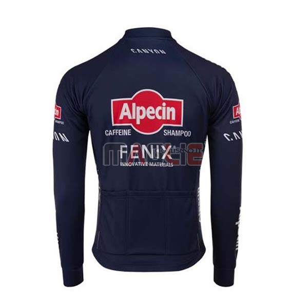 Maglia Alpecin Fenix Manica Lunga 2020 Blu Rosso - Clicca l'immagine per chiudere